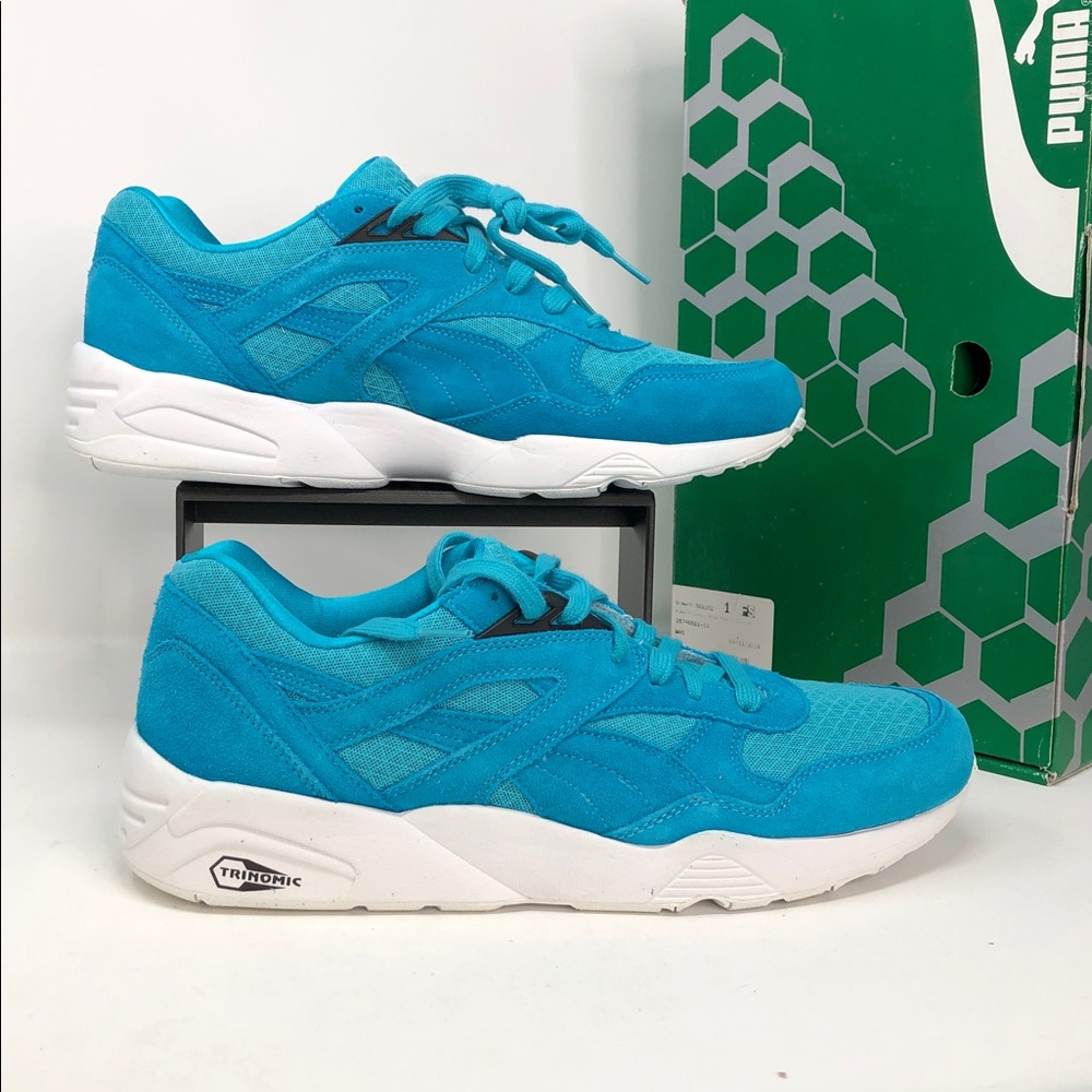 Puma Men’s Trinomic Bluebird Mesh Evolution R698 Lace Up Sneakers - Size 13